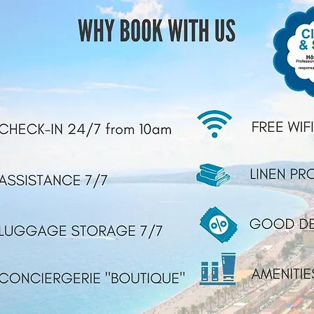 Nestor&jeeves - Vibes - Very Close Sea - Free Parking 公寓 尼斯